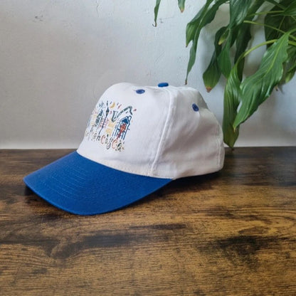 Vintage American Baseball Hat Snapback cap one size adjustable white blue san Francisco