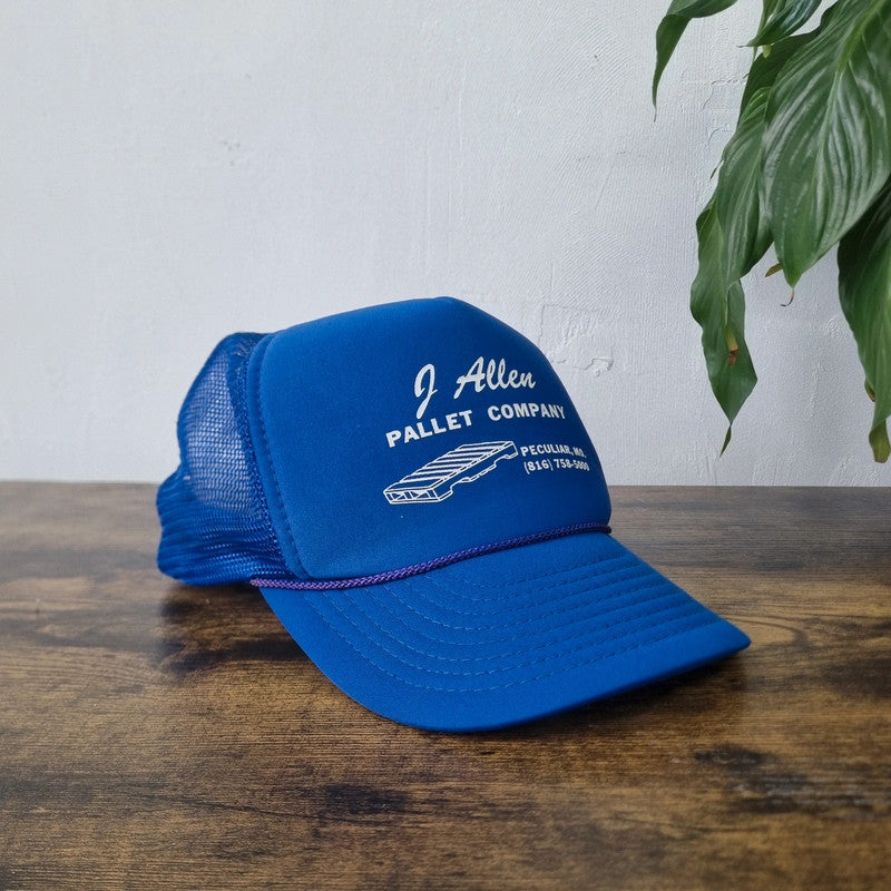 Vintage Trucker Mesh Snapback hat Pallet Company one size adjustable usa 90s