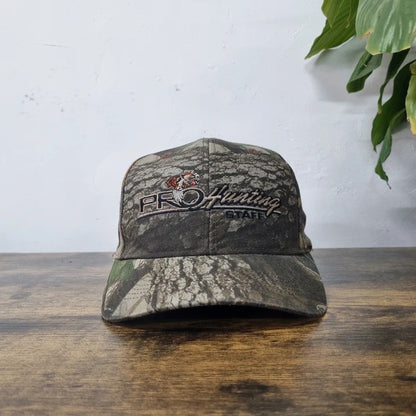 Vintage American Baseball Hat Snapback cap one size adjustable brown realtree pro hunting bird
