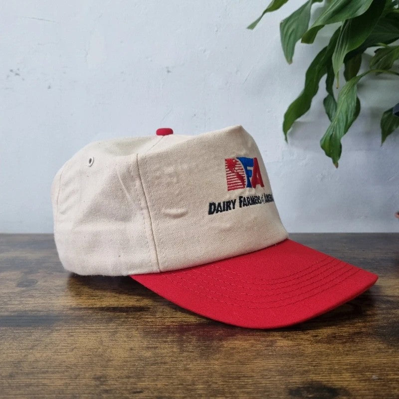 Vintage American Baseball Hat Snapback cap one size adjustable dairy farmers of america