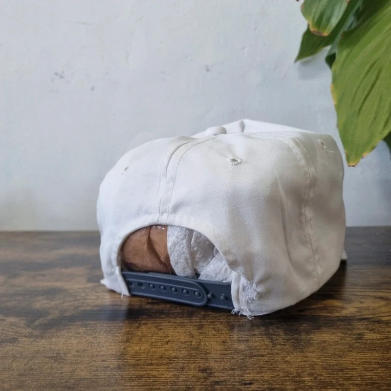 Vintage American Trucker Hat Snapback cap one size adjustable white fourth cavalry
