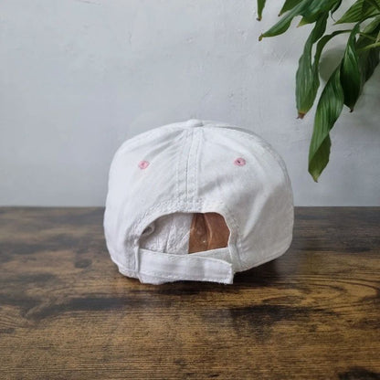 Vintage Chevrolet baseball Hat Snapback cap one size adjustable white pink women y2k