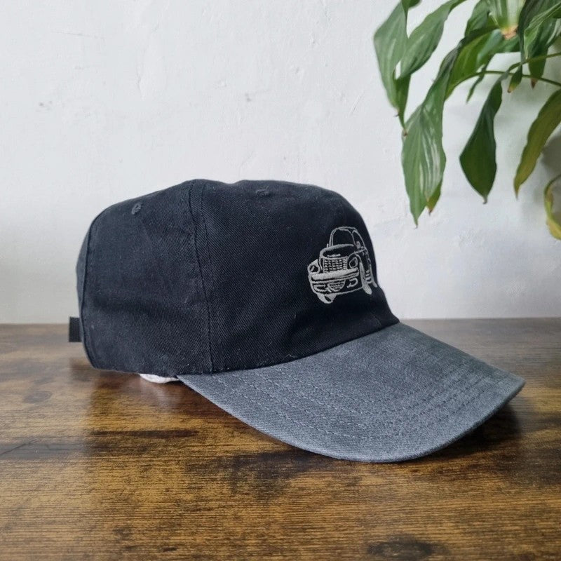 Vintage American Baseball Hat Snapback cap one size adjustable black grey Chrysler PT Cruiser