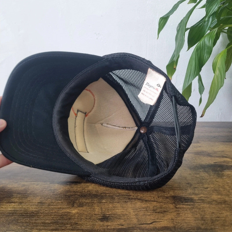 Vintage American Trucker Hat Snapback cap one size adjustable black proma co