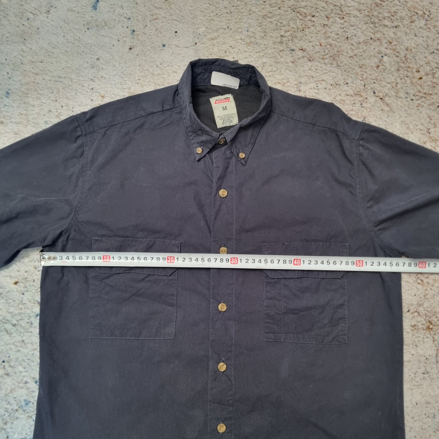 Dickies SHIRT WORK WEAR OUTDOORS UTILITY SHORT SLEEVE - Blue - Size M