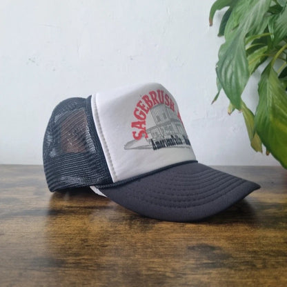 Vintage American Trucker Hat Snapback cap one size adjustable sagebush bar