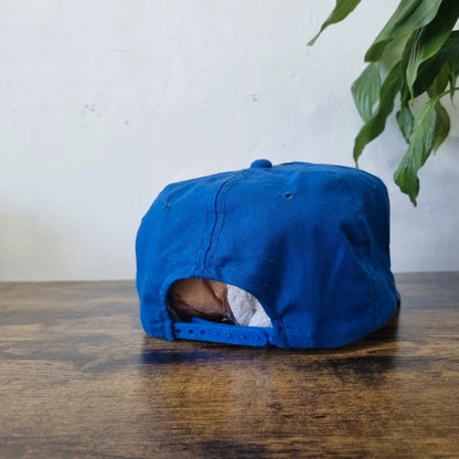 Vintage American Trucker Hat Snapback cap one size adjustable blue missouri bank
