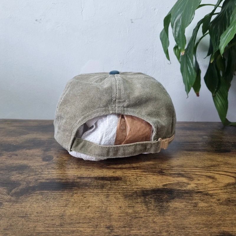 Vintage American Baseball Hat Snapback cap one size adjustable khaki green hats of hope