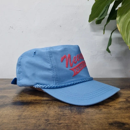 Vintage American Trucker Hat Snapback cap one size adjustable blue Nevada police games 93