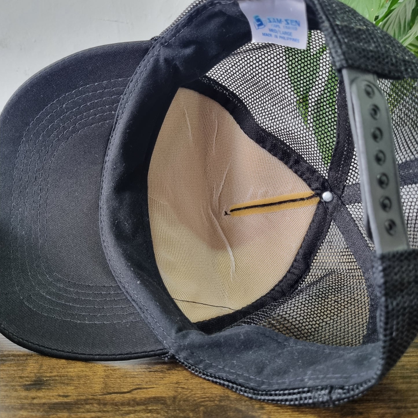 Vintage American Trucker Hat Snapback cap one size black Fridley little league