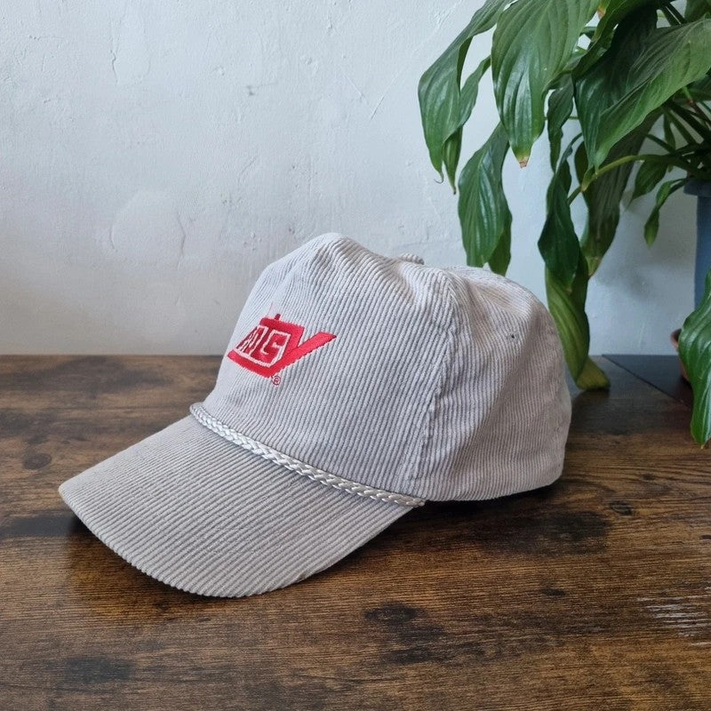 Vintage American Trucker Hat Snapback cap one size adjustable grey hotsy