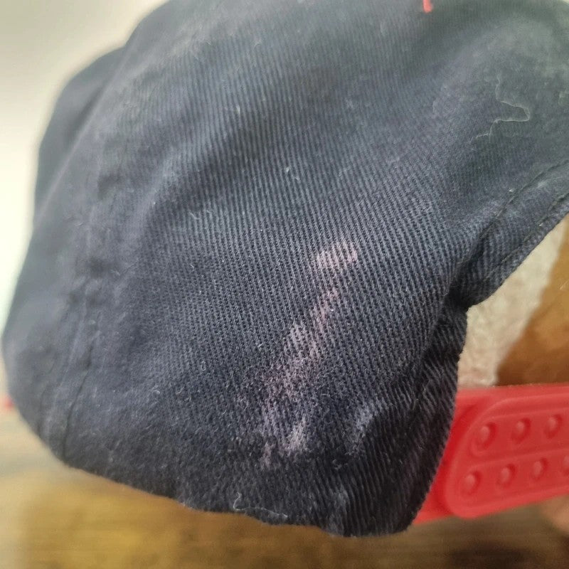 Vintage American Baseball Hat Snapback cap one size adjustable black red alaska fish