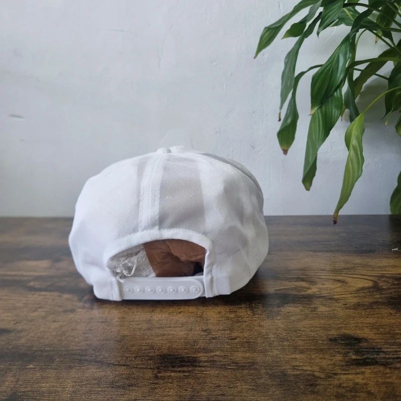 Vintage American Trucker Hat Snapback cap one size adjustable sealco white