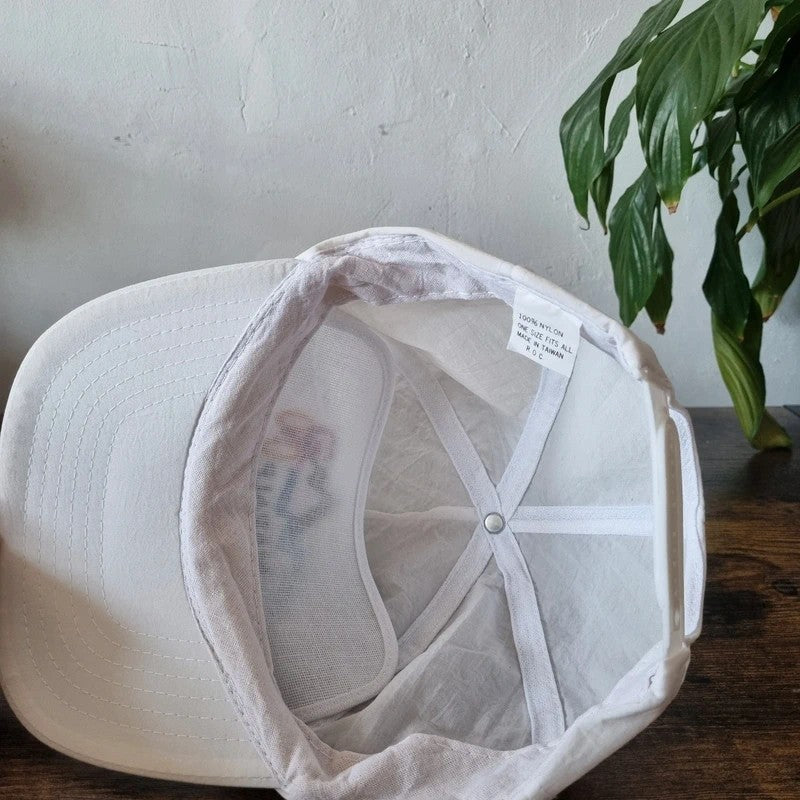Vintage American Trucker Hat Snapback cap one size adjustable white Maralp tour bike