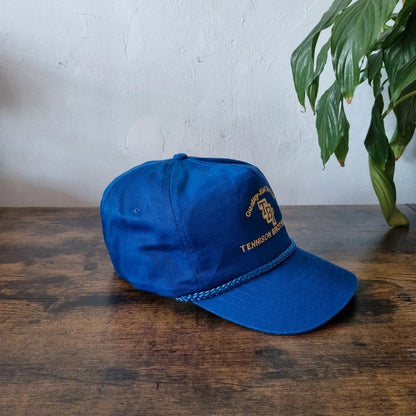 Vintage American Trucker Hat Snapback cap one size adjustable blue tension brothers