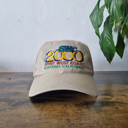 Vintage American Trucker Hat Snapback cap one size Beige Spirit West Coast