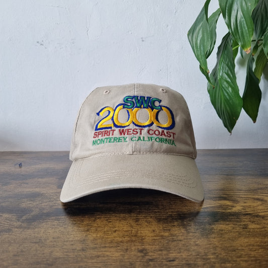 Vintage American Trucker Hat Snapback cap one size Beige Spirit West Coast
