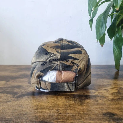 Vintage American baseball Hat Snapback cap one size adjustable khaki black realtree ac delco
