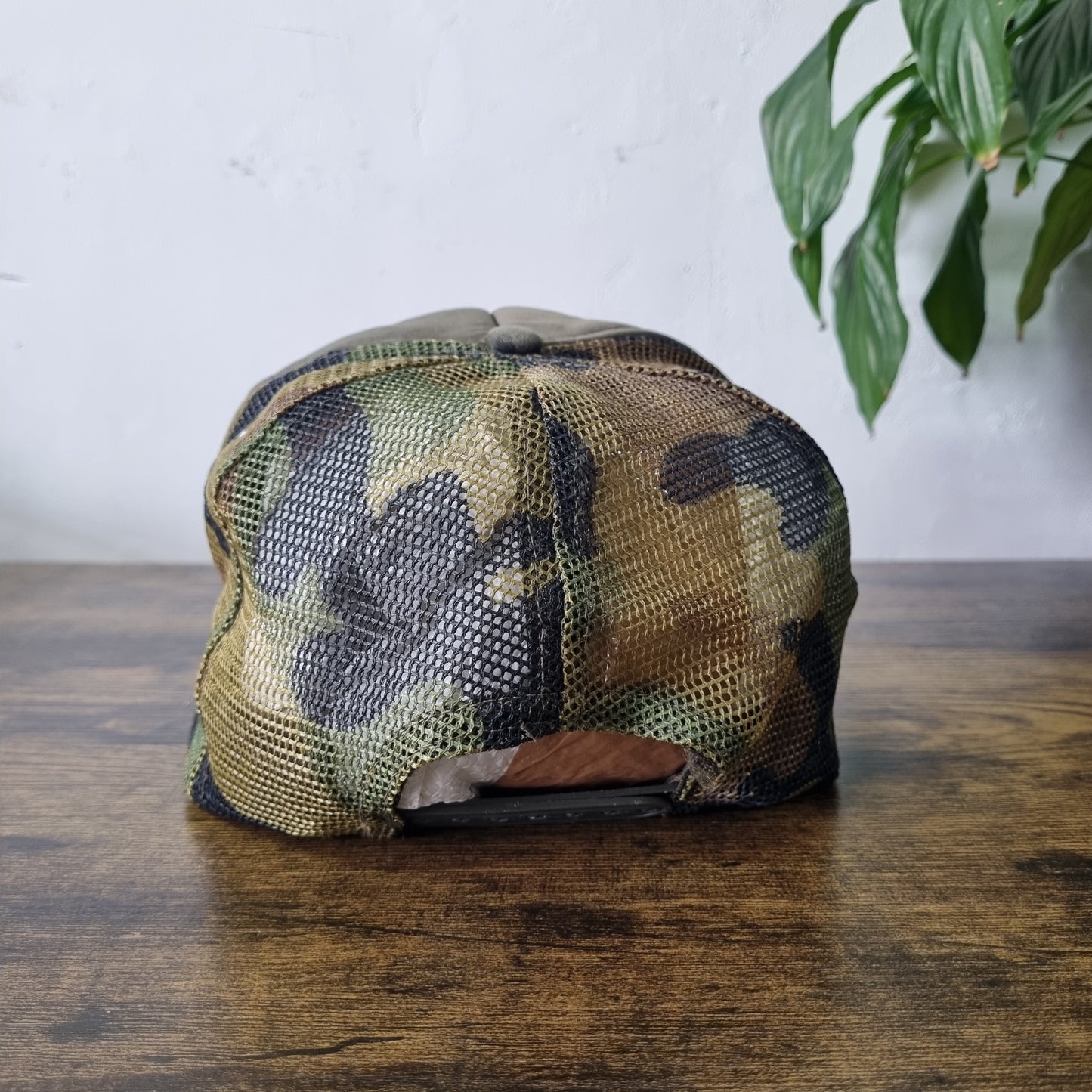 Vintage American Trucker Hat Snapback cap one size adjustable khaki ccountry boy