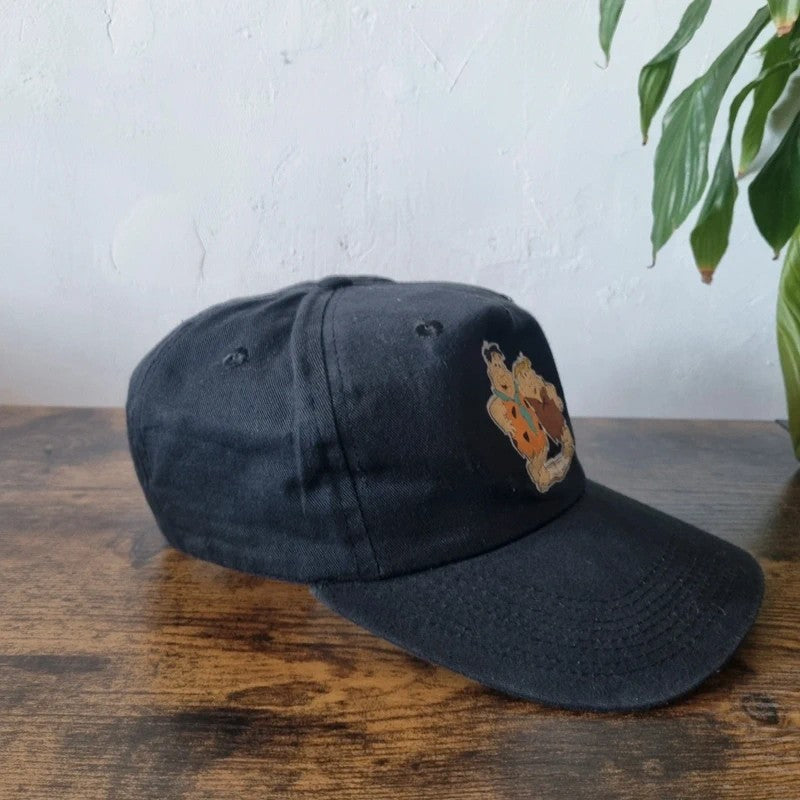Vintage American Baseball Hat Snapback cap one size adjustable Flintstones black
