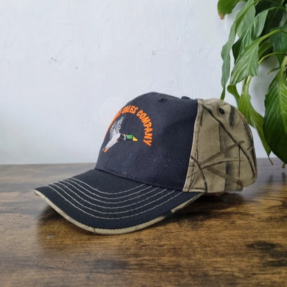 Vintage American Baseball Hat Snapback cap one size adjustable black khaki camo duck