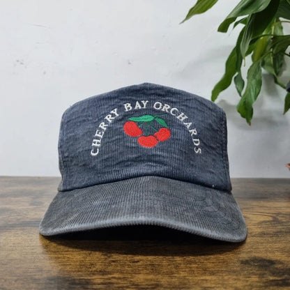 Vintage American Trucker Hat Snapback cap one size adjustable faded navy cherry bay