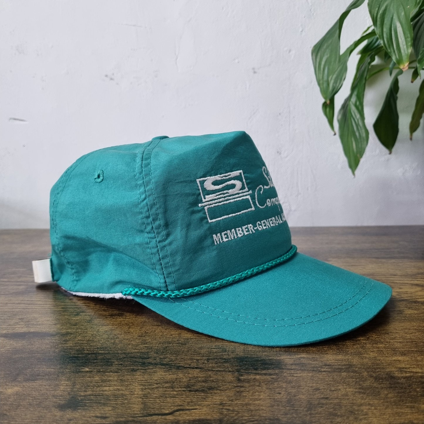 Vintage American Trucker Hat Snapback cap one size green silvey company
