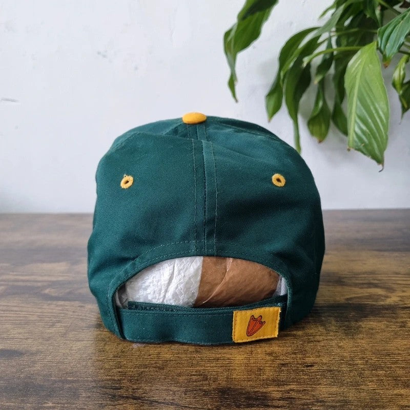 Vintage American Baseball Hat Snapback cap one size adjustable Ducks Green