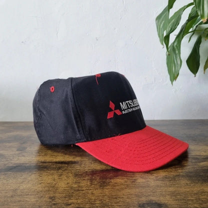 Vintage American Baseball Hat Snapback cap one size adjustable mitsubishi