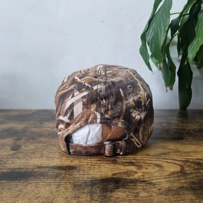 Vintage American baseball Hat Snapback cap one size adjustable khaki realtree camo ducks
