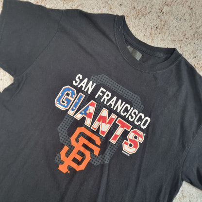 MLB T-SHIRT SAN FRAN GIANTS MLB BASEBALL TOP TEE - Black - Size M