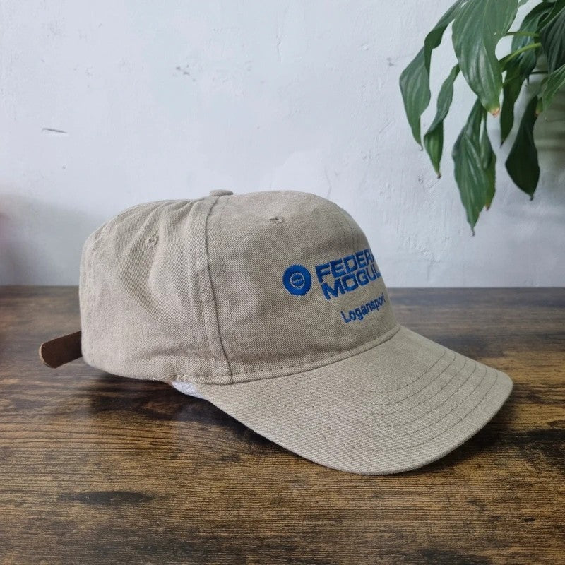Vintage American Trucker Hat Snapback cap one size beige federal mogul