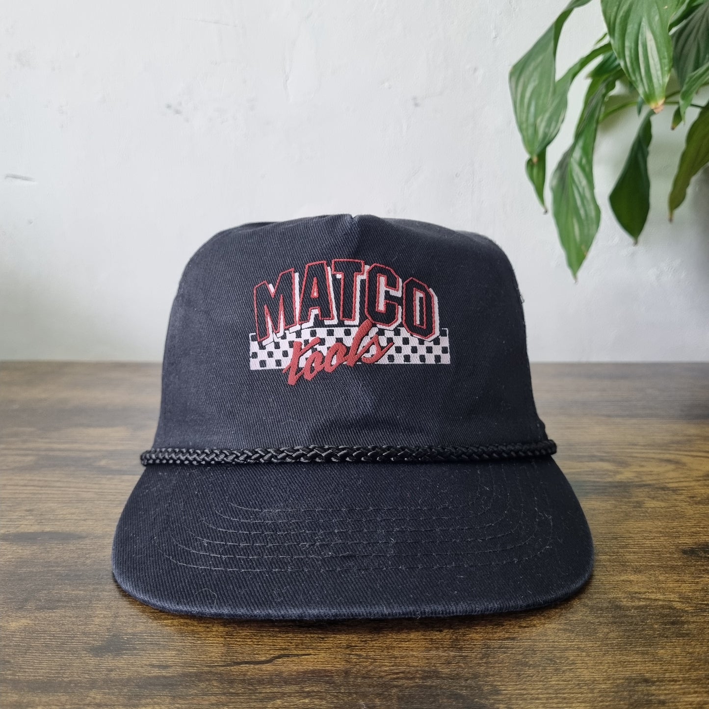 Vintage American Trucker Hat Snapback cap one size adjustable black Matco Tools