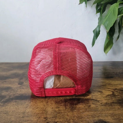 Vintage American Trucker Hat Snapback cap one size adjustable red us army engineers