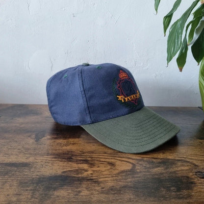 Vintage American Baseball Hat Snapback cap one size adjustable green navy Bahamas