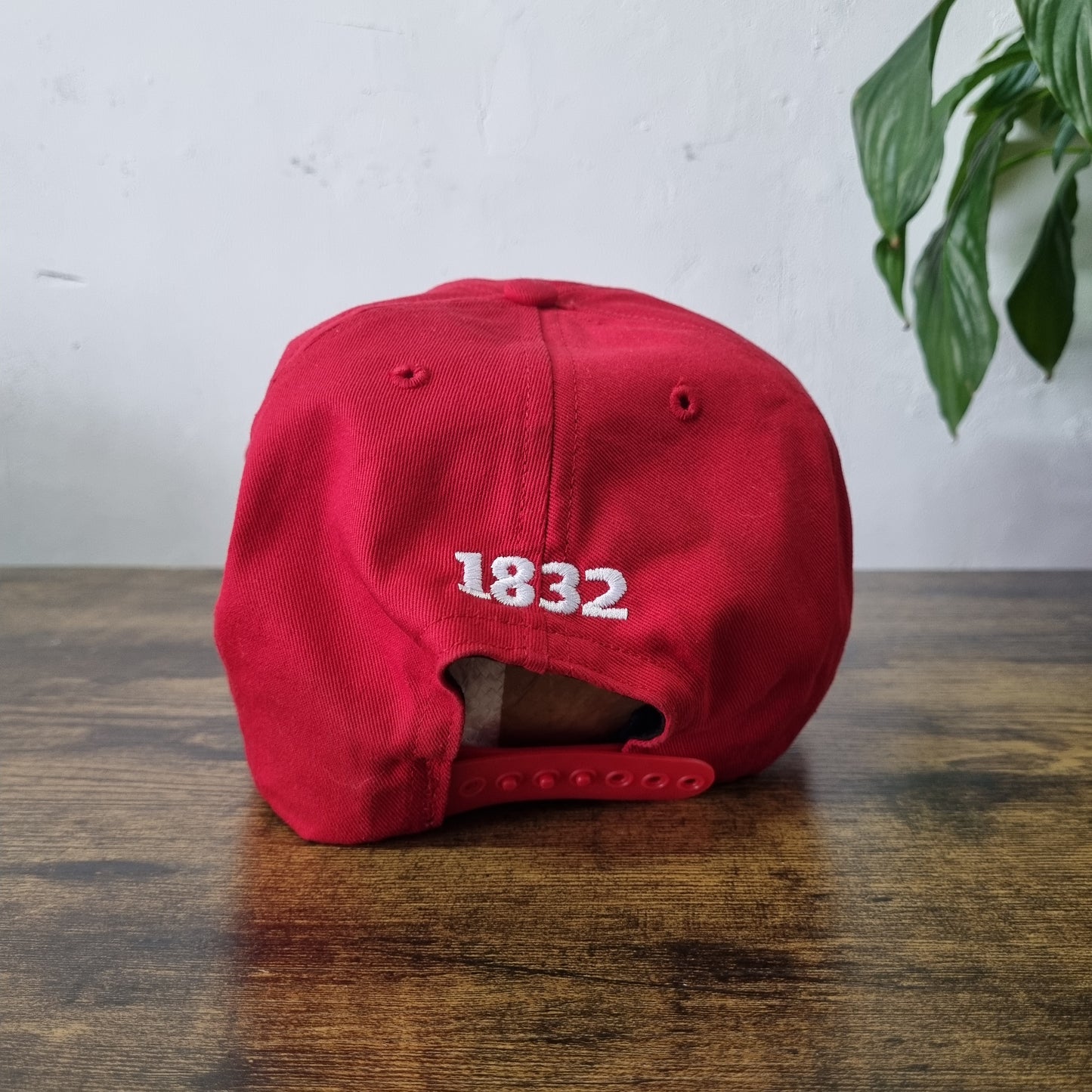 Vintage American Trucker Hat Snapback cap one size adjustable Red Wabash