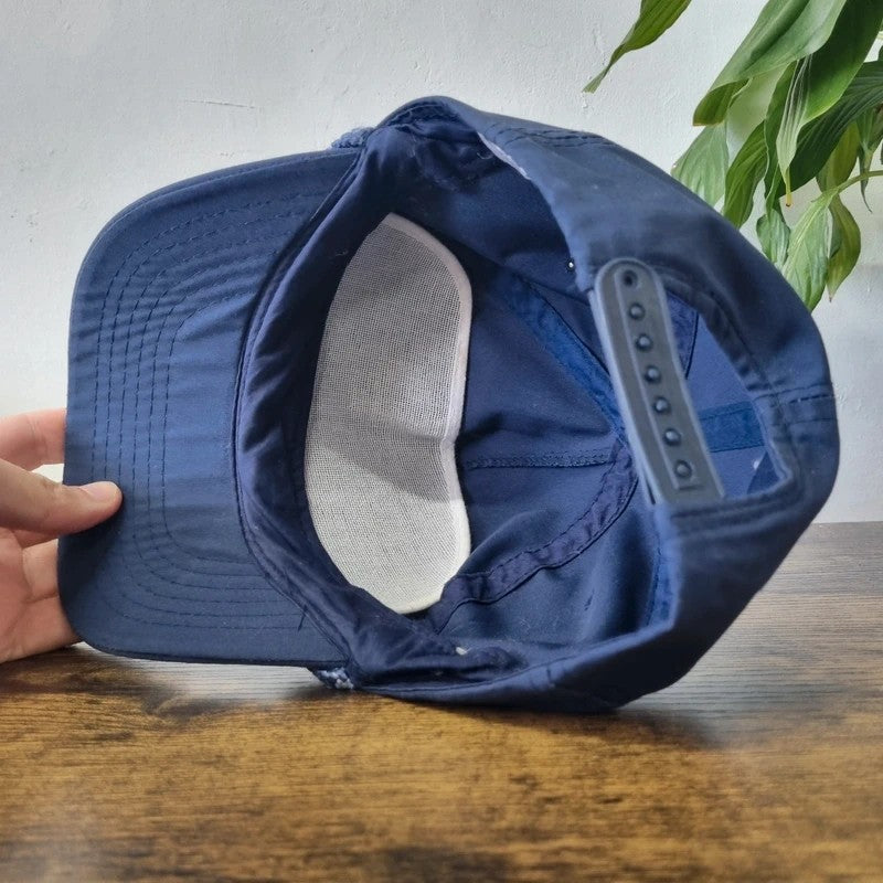 Vintage American Trucker Hat Snapback cap one size adjustable navy sovereign of the seas