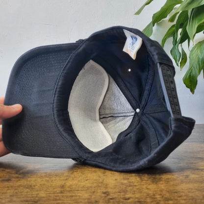 Vintage American Trucker Hat Snapback cap one size adjustable nlack hol mac