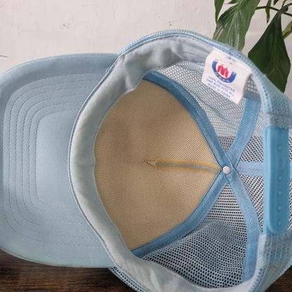 Vintage American Trucker Hat Snapback cap one size adjustable blue hawaii i got leid