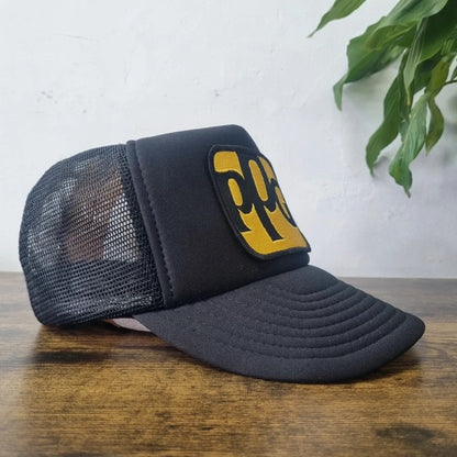 Vintage American Trucker Hat Snapback cap one size adjustable black ppg