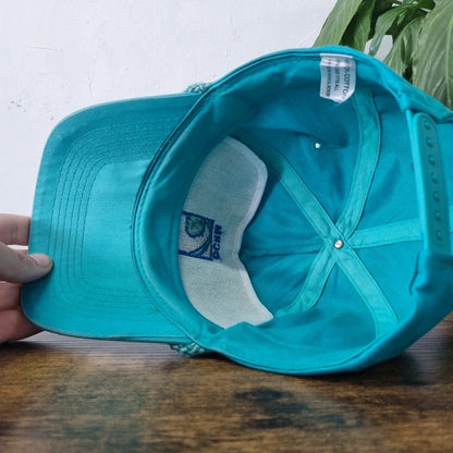 Vintage American Trucker Hat Snapback cap one size green Ocean Coastal Resource Management