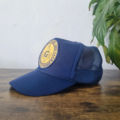 Vintage American Baseball Hat Snapback cap one size adjustable navy freemason