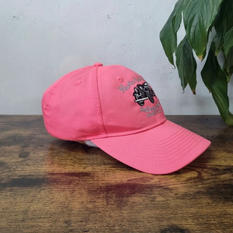 Vintage American Baseball Hat Snapback cap one size adjustable pink Martin auto museum festival