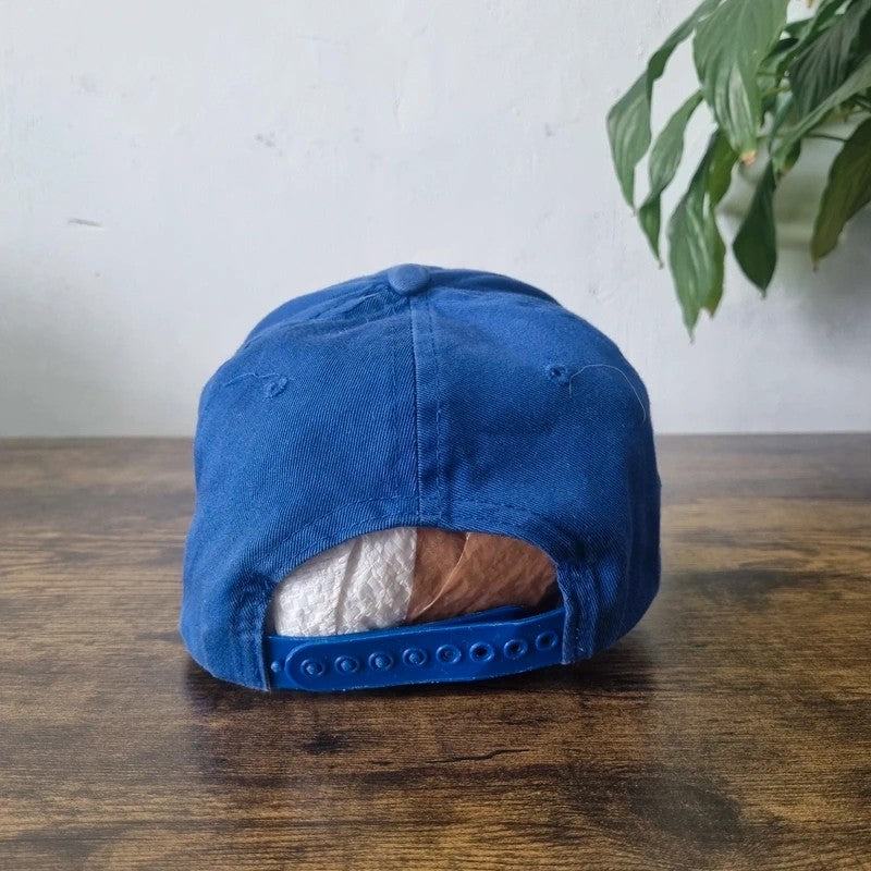 Vintage American Baseball Hat Snapback cap one size adjustable Bud Light blue