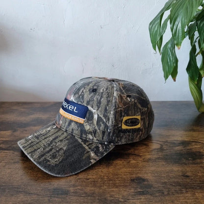 Vintage American Baseball Hat Snapback cap one size adjustable khaki brown realtree camo rexel