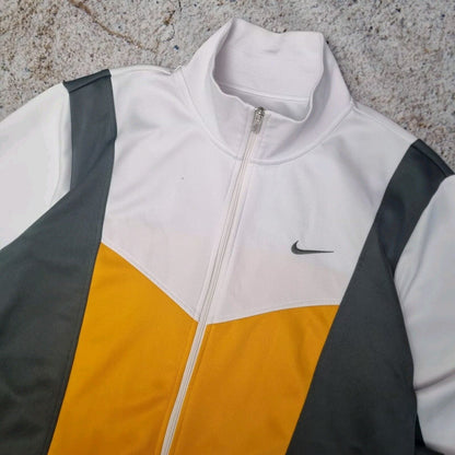 Nike Rafa Nadal 2010 World Tour Jacket, Size XL White Yellow Grey