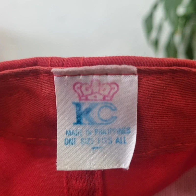 Vintage American Baseball Hat Snapback cap one size red excavating
