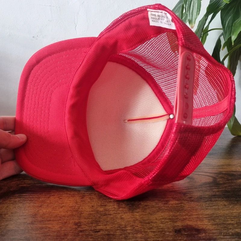 Vintage American Trucker Hat Snapback cap one size adjustable coca cola wisconsin