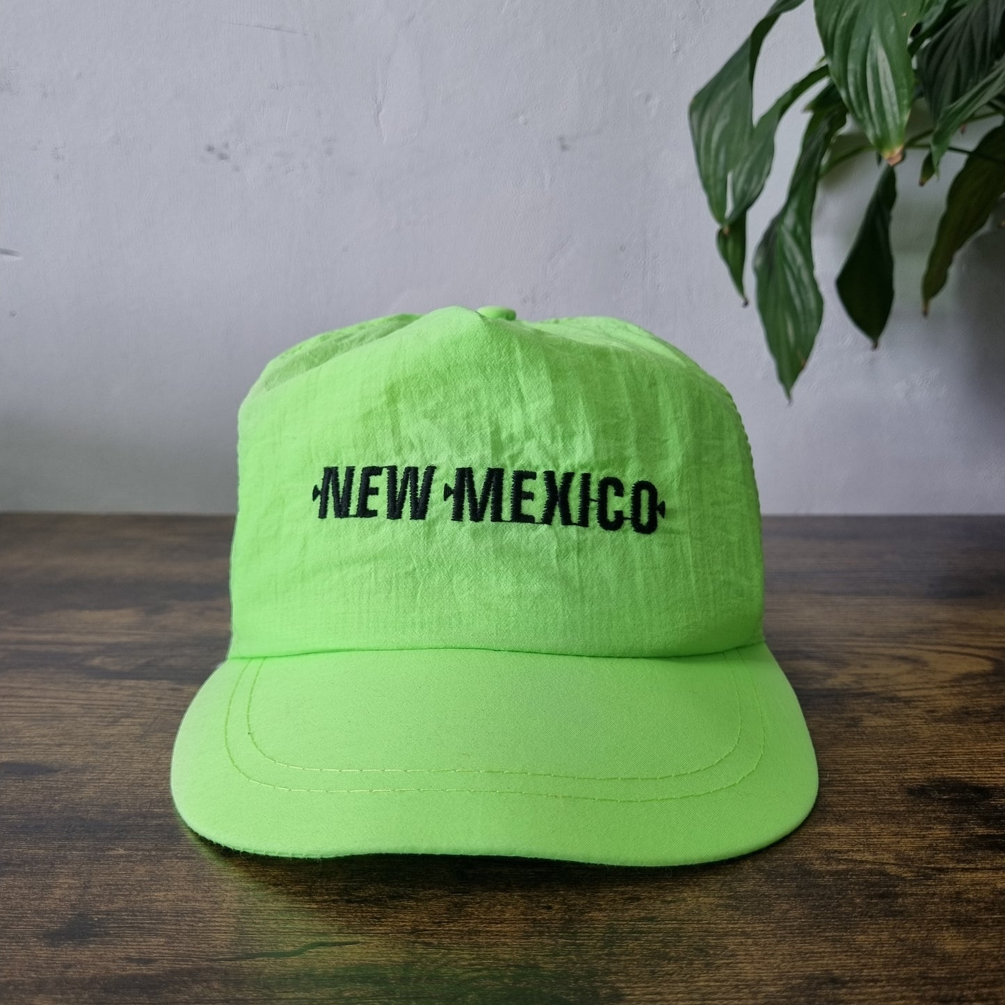 Vintage American Trucker Hat Snapback cap one size neon green new mexico