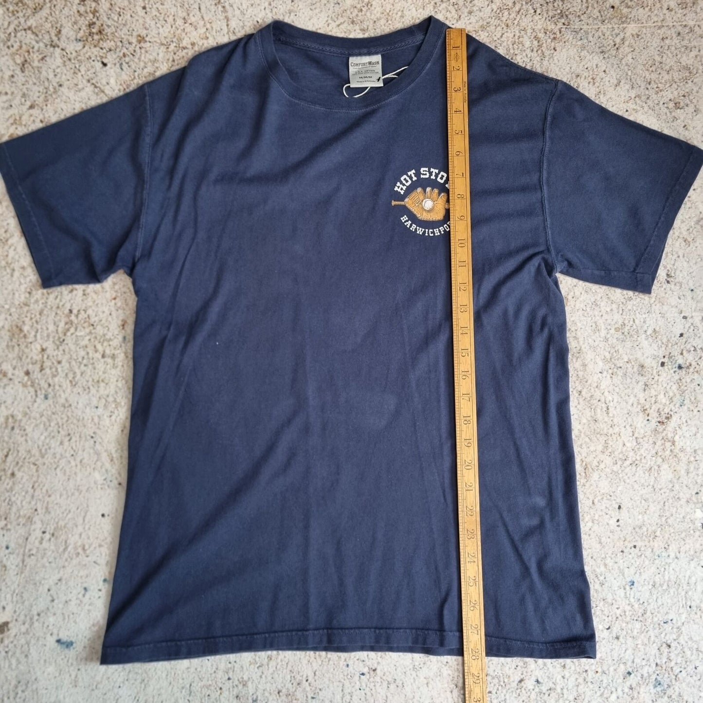 Comfort wash BASEBALL T SHIRT HOT STOVE SALOON Y2K 00'S - Blue - Size M